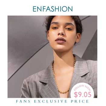 

ENFASHION Bead Chain Choker Necklace Women Gold Color Stainless Steel Ball Necklace Fashion Femme Jewelry Dropshipping P193058