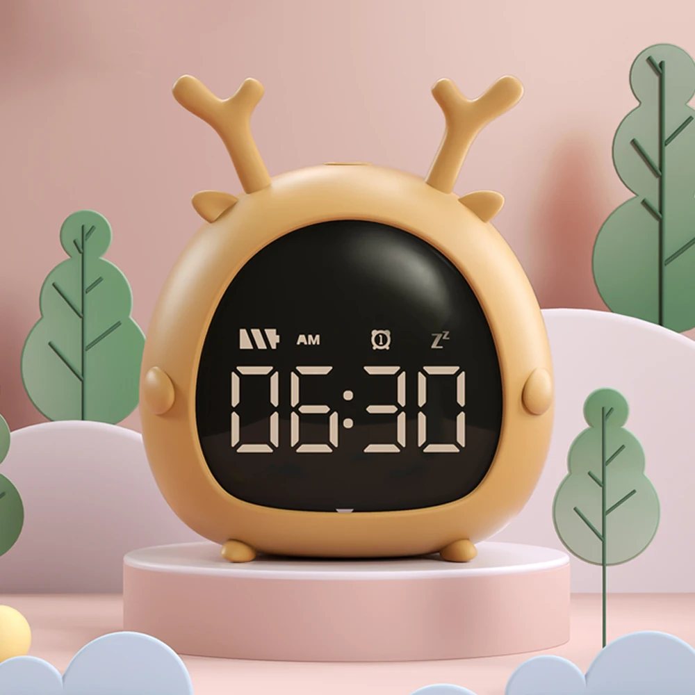 Alarm Clock Kids Child Children Sleep Bedside Alarm Clock Digital Wake