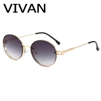 

Sunglasses Women Round Shape Luxury Brand Gradient Gray Lens Punk Sun Glasses Men Retro Glasses Alloy Frame Eyeglasses