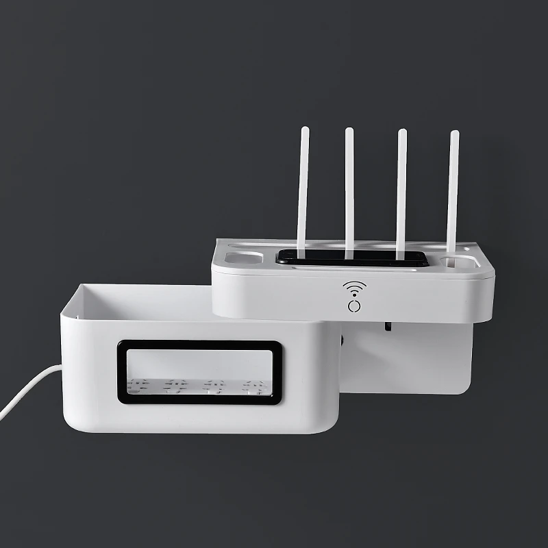 Wi Fi роутер коробка для хранения настенная монтажная плата Органайзер тв стойка