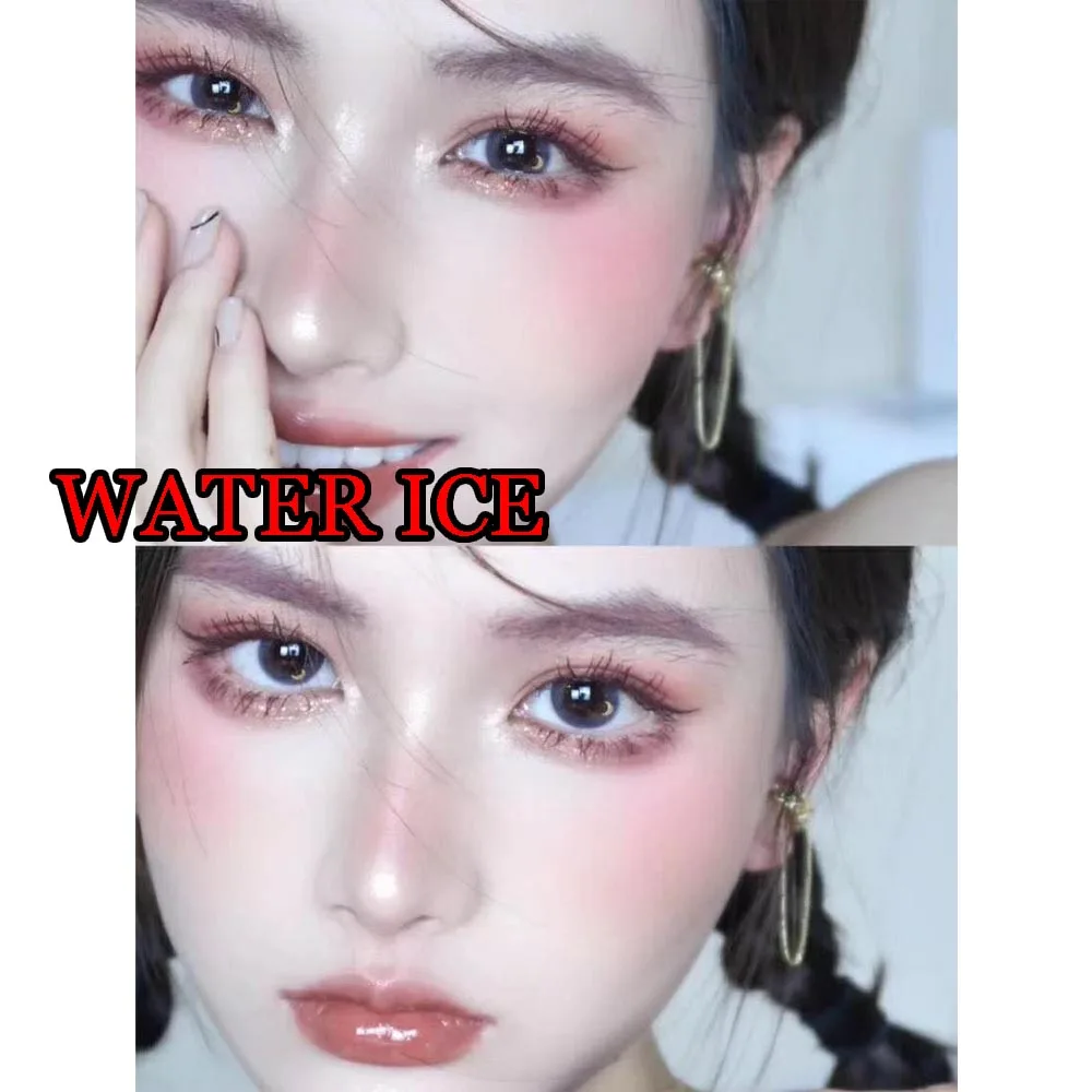 

Cosmetic Contact Lens for Eye Color 1 Year Use Women Men Soft Contact Lenses Prescription lentes de contacto Water Ice
