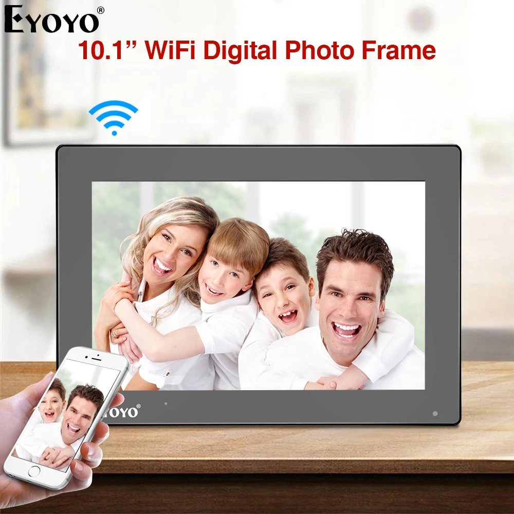 EYOYO EM10S абсолютно новый 10 &quot1280X800 цифровая фоторамка монитор с функцией обмена WIFI