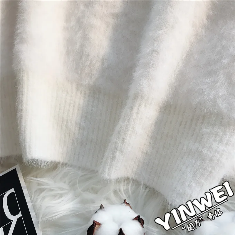 Autumn & Winter Women Sweater Hairy Fluffy