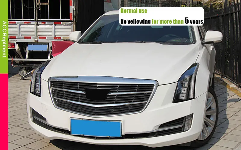 Автомобильный Стайлинг для Cadillac ATS светодиодный фары 2013- светодиодный головной фонарь все светодиодный Противотуманные фары Дневные ходовые огни