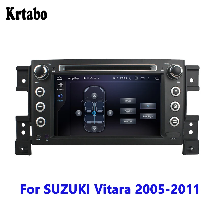 Для SUZUKI Vitara 2005-2011 магнитофон автомобильный DVD gps навигация стерео автомобильный Радио мультимедийный плеер подключи и играй