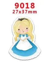 30 шт мультяшный персонаж плоское украшение из смолы PR 8540 - Цвет: 9018