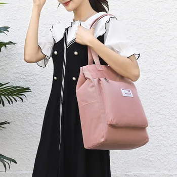 

Studengts Shoulder Bags Waterproof Stylish Laptop Backpack 13 13.3 14 15 15.6 inch Fashion Oxford Canvas USB College Backpack