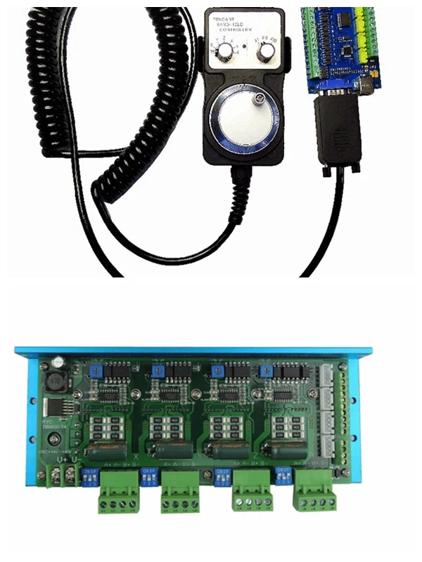 

10pcs USB 5 Axis 100KHz USB Motion Controller card + 10pcs High-quality industrial hand wheel+10pcs tb6600-t4 driver
