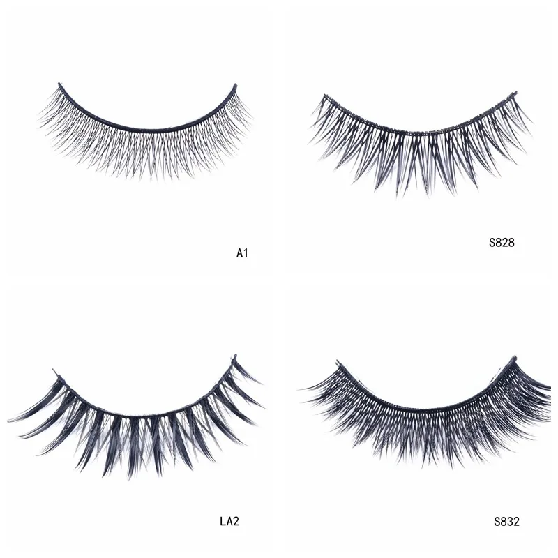 Eyelash Manufacturers Direct Selling Onyx Handmade Eyelash Europe Internal Thread Ten-Pack Shaking Voice Network Red Thick XES