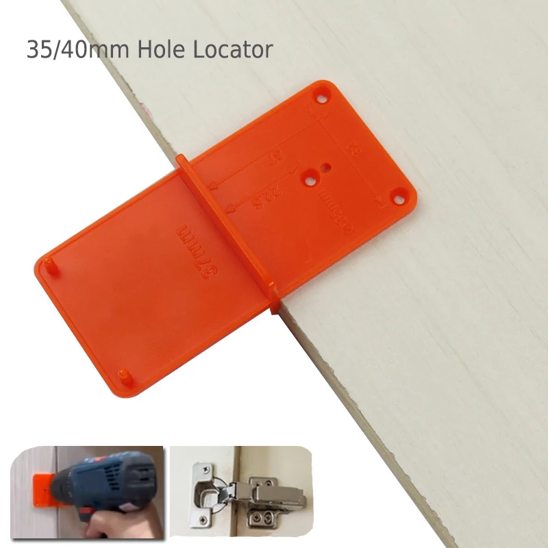 Hole Locator Cabinets Woodworking Tools Door Woodworking Punch Hinge Drill Hole Opener Drill Bit Guide Drill Hole Tools 35/40mm