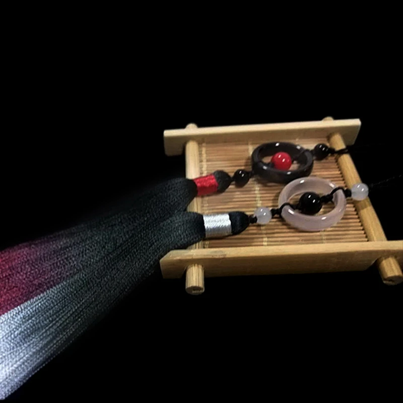 Wei Wuxian прозрачный Колокольчик в форме сердца Косплей Mo Xuanyu Костюм Аниме Grandmaster of Demonic культивирование Косплей Mo Dao Zu Shi реквизит