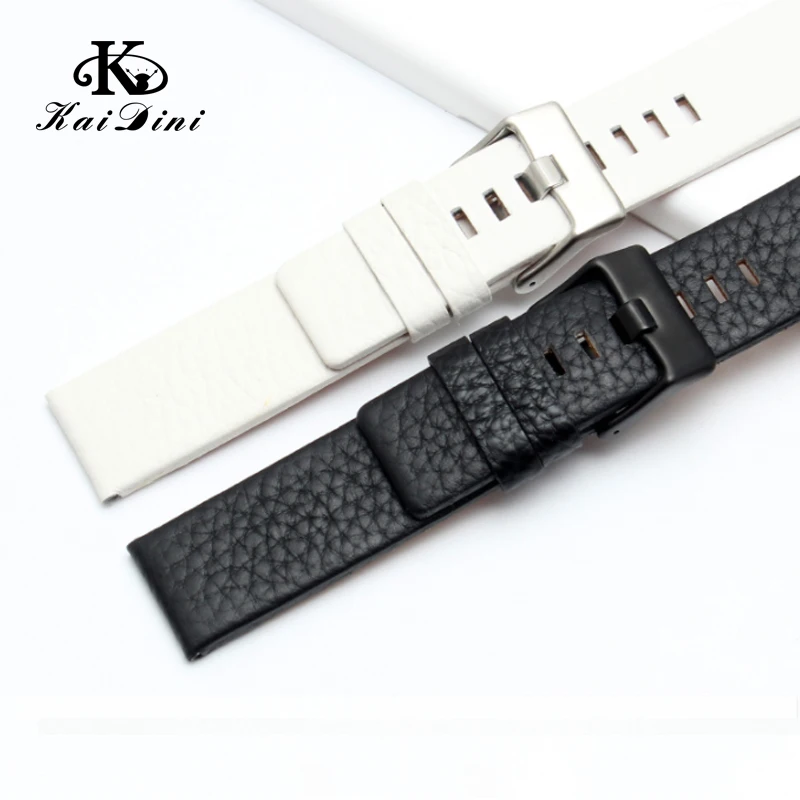 ベリ子 For DIESEL Genuine Leather Strap Bracelet DZ7311 DZ7332