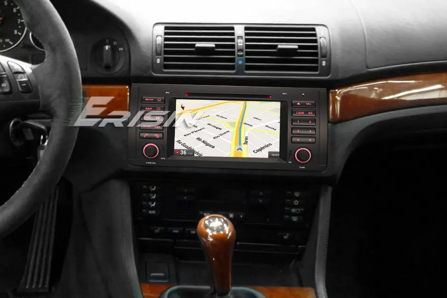 Best Erisin ES7753B 7" Android 9.0 Octa Core 4GB RAM Car DVD Radio BT for BMW 5 Series E39 E53 X5 M5 1