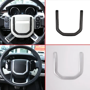 

ABS Matt Silver Steering Wheel Sequins Trim For Landrover Range Rover Velar 2017-2020 For Discover 5 For Range Rover Sport