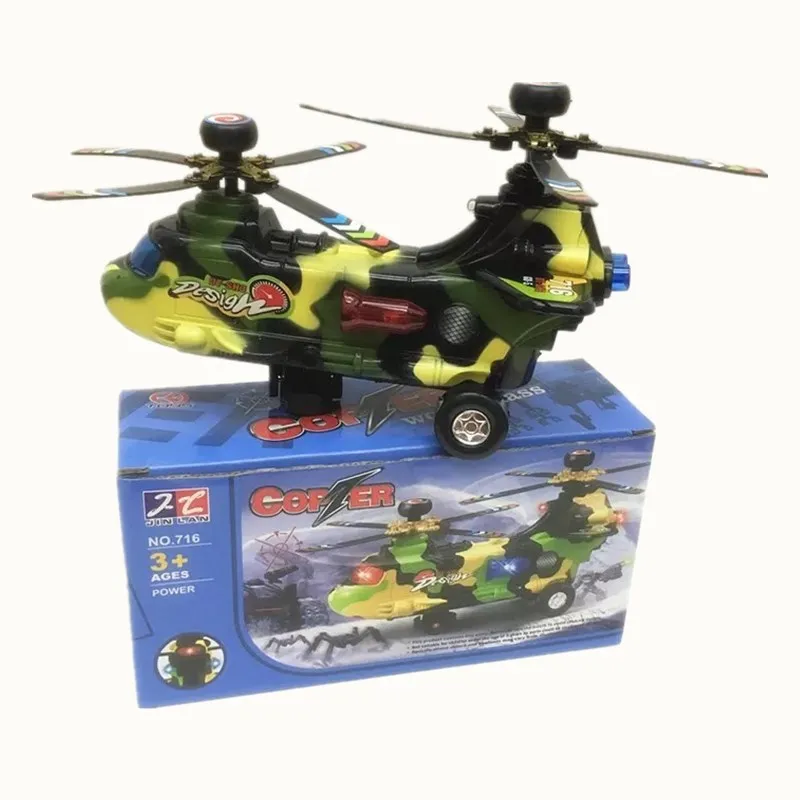 

Manufacturers Direct Selling Double Propeller Electric Universal Airplane Music Light Helicopter Transport CHILDREN'S Toy Wholes