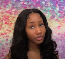 Transparente pelucas de encaje de la peluca de la onda del cuerpo de 13x4x1 frente de encaje pelucas de cabello humano Pre arrancó parte de encaje peluca para las mujeres negras Wondergirl