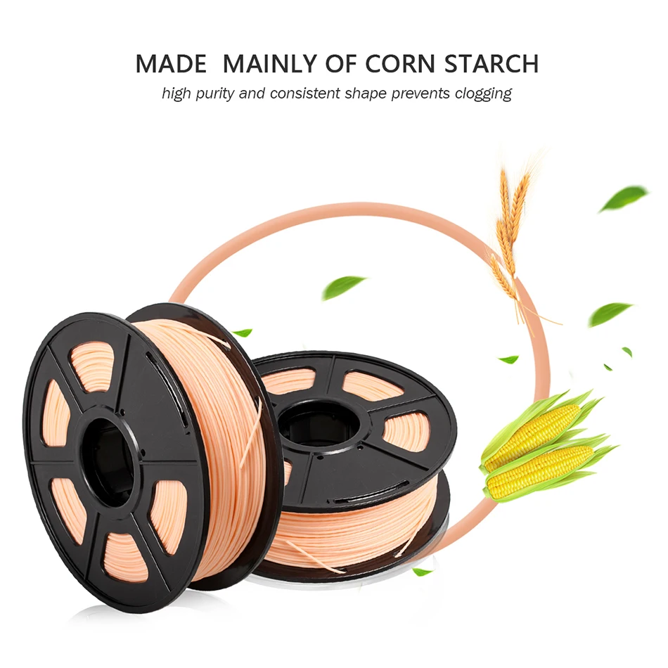 Skin Color SUNLU Top Quality PLA 3D Printer Filament 1.75MM PLA Filament 1kg/Roll Plastic PLA 3D Filament For Pen