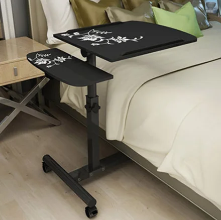 

Foldable Computer Table Adjustable Portable Laptop Desk Rotate Laptop Bed Table Can be Lifted Standing Desk 64*40CM