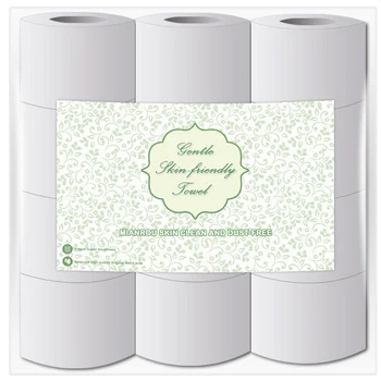

Free shipping Paper Towel Rolls 12 Bulk Bathroom Premium Embossed 4 Ply White Tissue HOT
