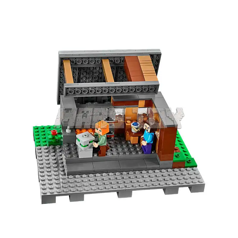 The Village Building Blocks With Steve & VillagersAction Figures Compatible 21128 Bricks Building Blocks Sets Toys The Village Building Blocks With Steve & VillagersAction Figures Compatible 21128 Bricks Building Blocks Sets Toys