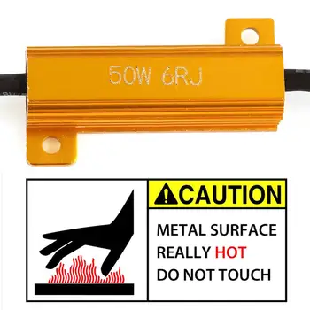 

2pcs H7 50W 6Ω LED Canbus Load Resistor Warning Canceler Decoder Light Error Free