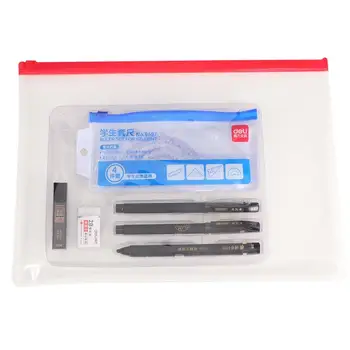 

2 Sets/16PCS Staitionery Kit Plastic Protractor Pencil Eraser Ruler Kit Exam Tools Set for Students