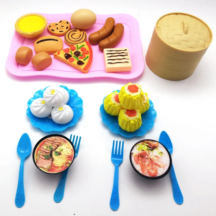 31 шт. Забавный игровой набор для детей, кухонный набор для приготовления пищи, детская игрушка, игровой домик NSV775