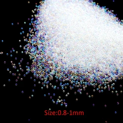 Miniature Crystal Bubble Beads - 10g (Transparent 03)