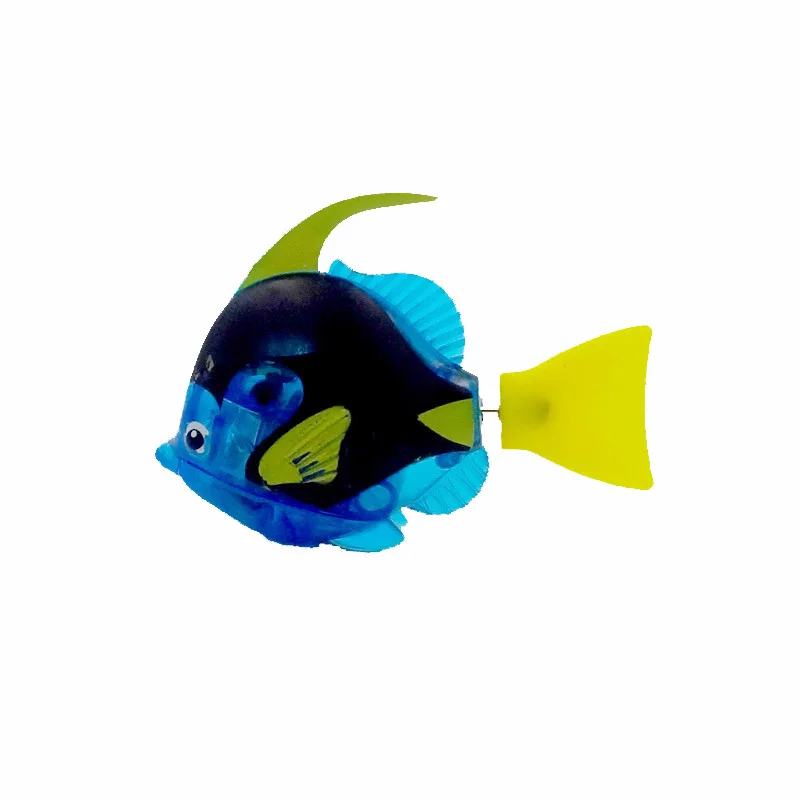 New Funny Swim Electronic fish Activated Battery Powered Toy Pet for Fishing Tank Decorating Fish Lantern  water toys