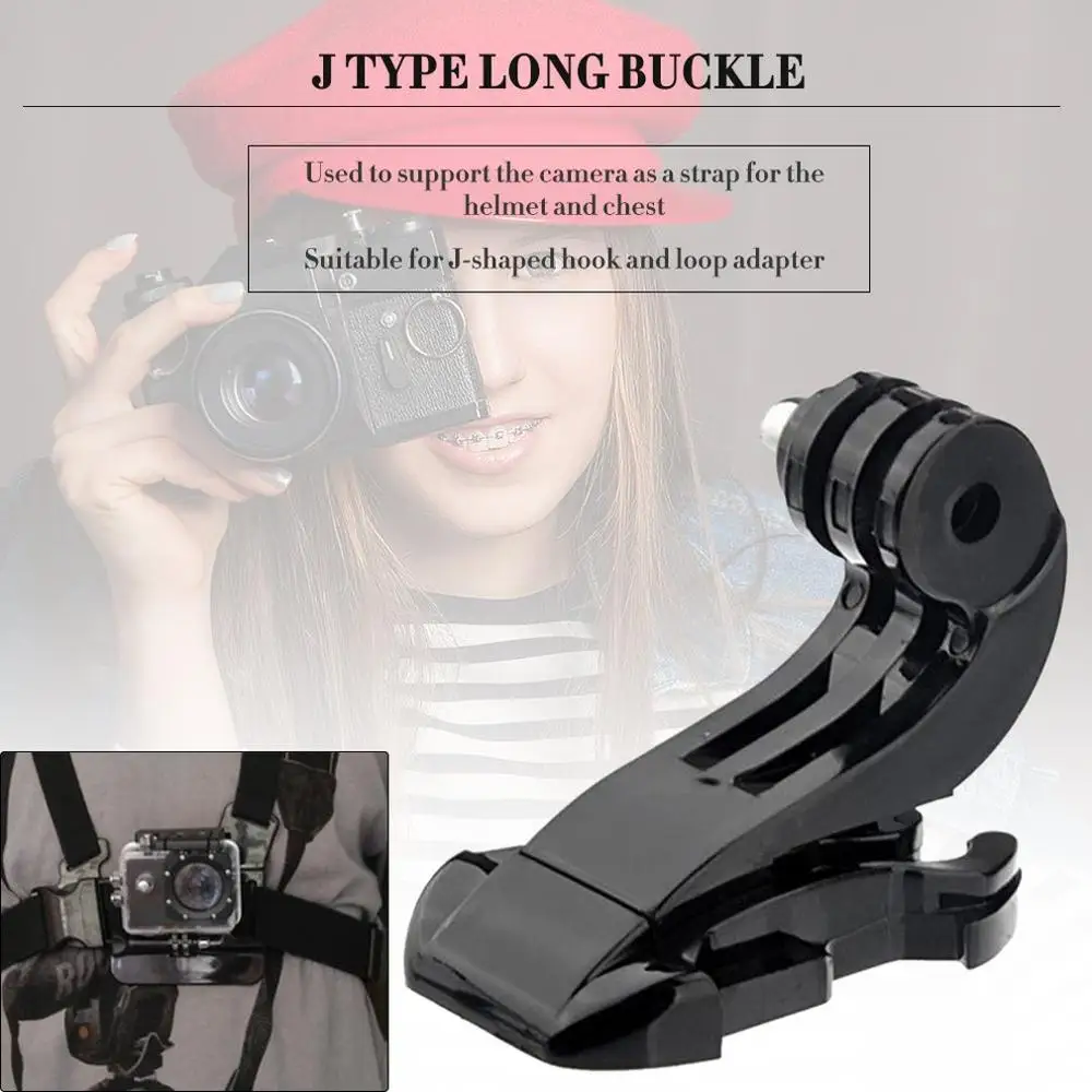 1 шт. J Hook Buckle поверхностное крепление для экшн камеры Xiaomi Yi SJCAM SJ4000 SJ5000 SJ7000 Gopro 7 6 5 4