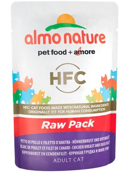 

ALMO NATURE ALMO NATURE CAT CLASSIC RAW PACK for adult cats with chicken and duck fillet 55 g
