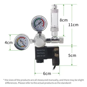 

Co2 Aquarium Regulator Carbon Dioxide Reducing Valves Durable Safe for Fish Tank YE-Hot