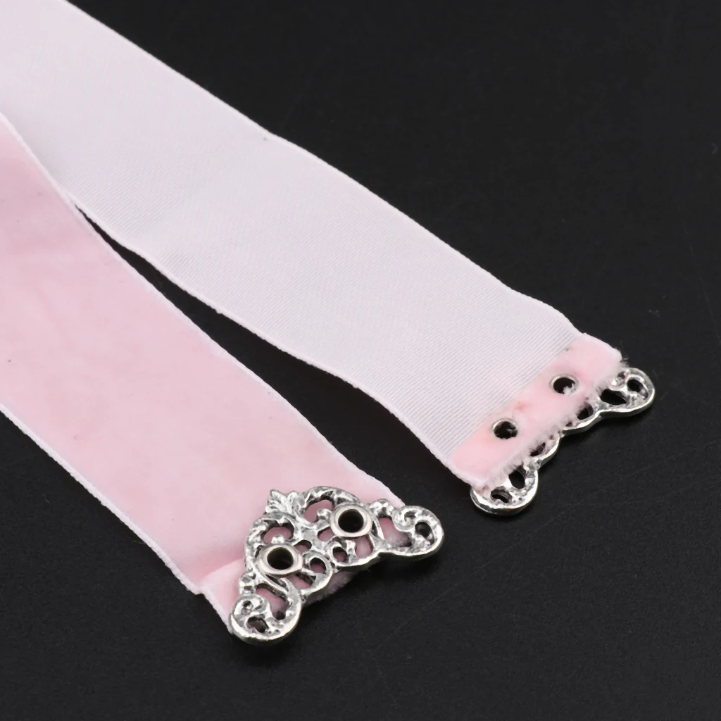 Wide Thick Punk Boho Summer Velvet Lace up Choker Necklaces Adjustable for Women Girls