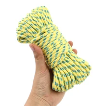 10 м/20 м/50 м 5 мм Открытый светоотражающий Guyline палатка веревка Кемпинг шнур Паракорд веревка оборудование для кемпинга