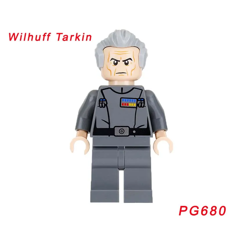 Одиночная Звездные войны кирпич Орсон бейз Мальбус Leia Luke Skywalker qui gon Jinn Leia Ahsoka Tano дикий опечаток строительный блок - Цвет: pg680