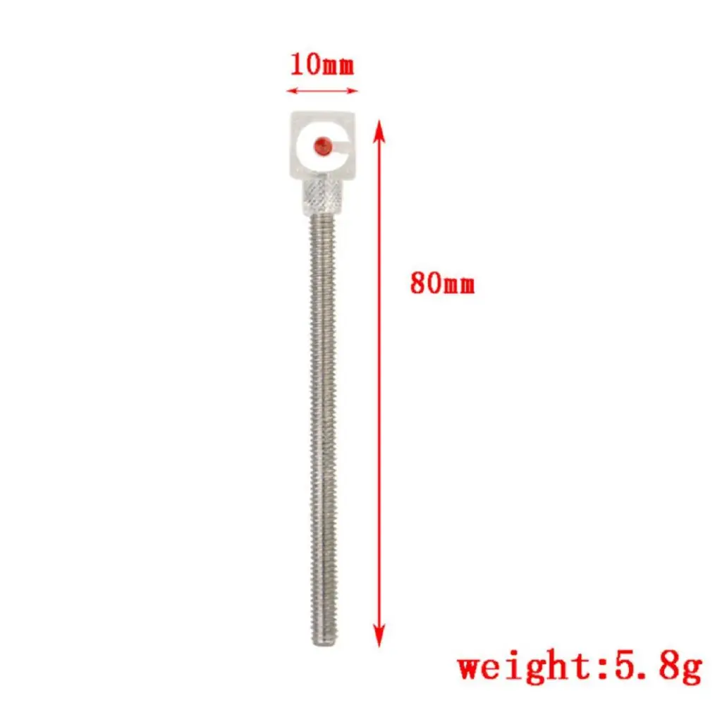 Archery Recurve Bow Sight Scope Pin Stainless Steel Replacement Spare Part Sight Pins for Target Hunting Left or Right Hand