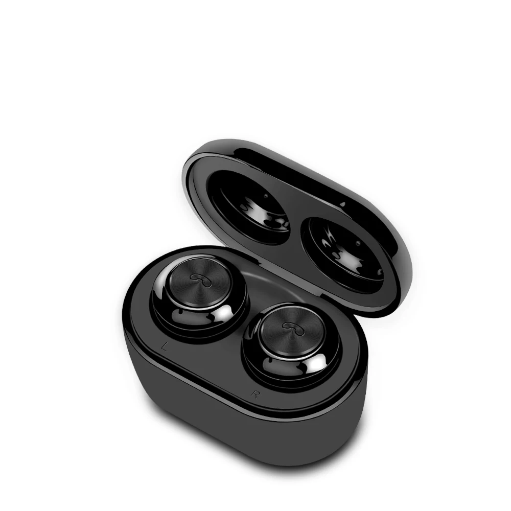 FBYEG беспроводные наушники Bluetooth 5,0 TWS гарнитура HIFI мини-наушники-вкладыши для спорта и бега Поддержка iOS/Android телефонов HD вызов - Цвет: A6-BK