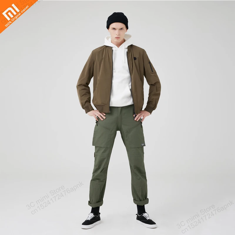 Original xiaomi mijia military wind tear-proof function trousers multi-pocket zipper men's sports t