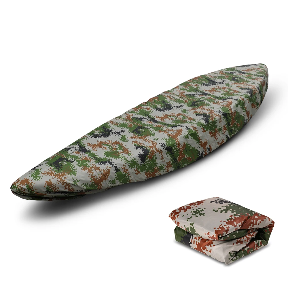 

Camouflage Professional Universal Boat Cover Kayak Canoe Boat Waterproof UV Resistant Dust Storage Cover Shield Boat Cover