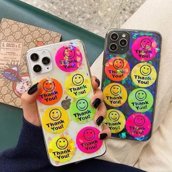 

Fluorescence Smiling Face Thank You Stickers Scrapbooking 300pcs 1 Inch Round Party Favors Label Stickers Rolls Washi Tape Set