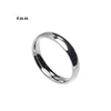 Inside and Outside Curved Smooth Ring Fashion Jewelry Stainless Steel Men's Ring, Couple Rings for Men Women 4mm6mm8mm12mm Wide ► Photo 2/4