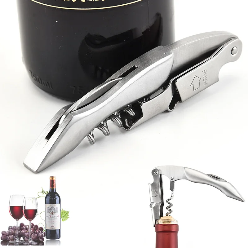 

Stainless Steel Red Wine Bottle Opener More Function Bottle Opener Beer Bottle Opener Wine Knife Kitchen Tool mutfak malzemeleri