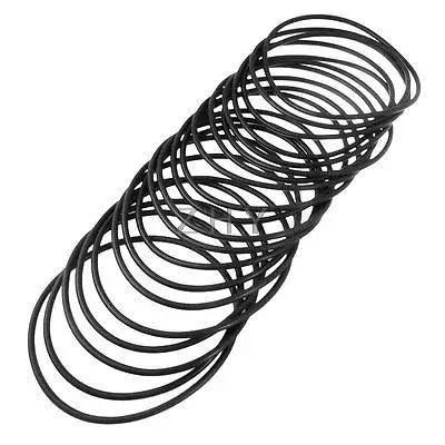 

165mm x 5.7mm Rubber Sealing Washers Oil Filter O Rings Black 20 Pcs