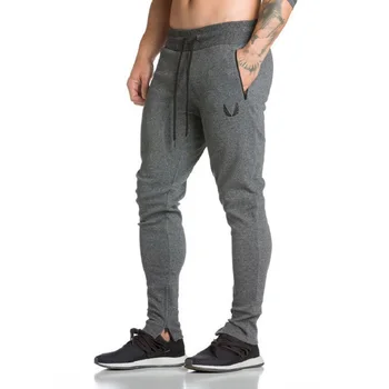 

New Design Men Sportswear Pants Casual Elastic Mens Fitness Workout Pants skinny Sweatpants Trousers Jogger Pants For Males