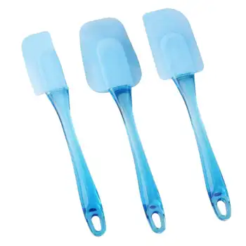 

3-piece Set Of Silicone Spatula Butter Spatula Cream Cake Spatula Batter Mixing Knife Kitchen Tool