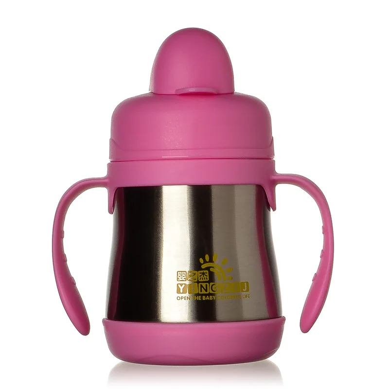 

Baby Products 200ml Infant Stainless Steel Bottle Nipple Sippy Cup