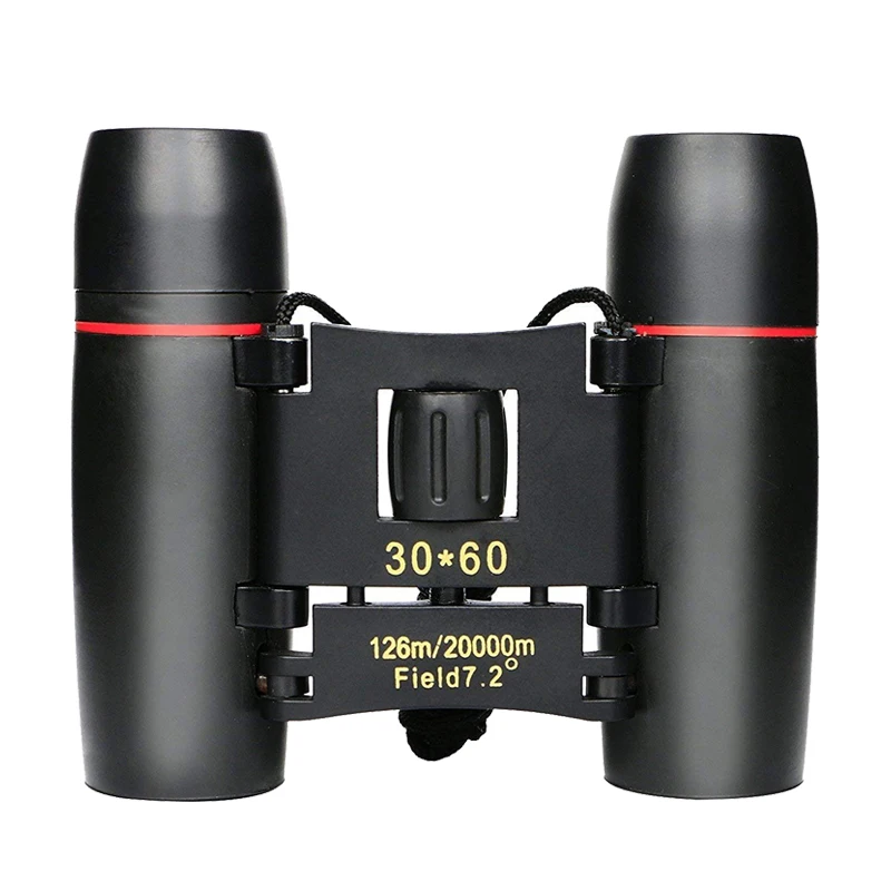 30x60 складной бинокль телескоп с низким светильник ночного видения для наружного наблюдения за птицами путешествия Охота Кемпинг 1000 м