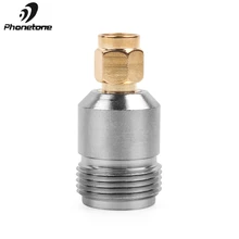 1 шт. RF Coxial адаптер N Женский Джек к SMA штекер RF, адаптер конвертер-соединитель прямой никелированный для антенны/усилителя