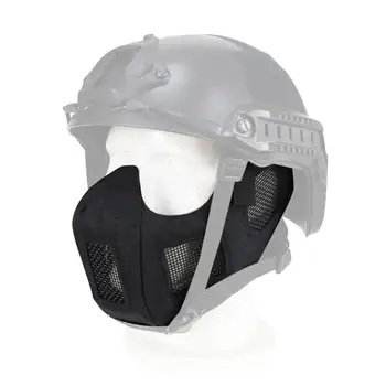 

Tactical Paintball Breathable Masks Outdoor Ear Protection Mask Military Face Safety Airsoft Masks For FAST Helmet