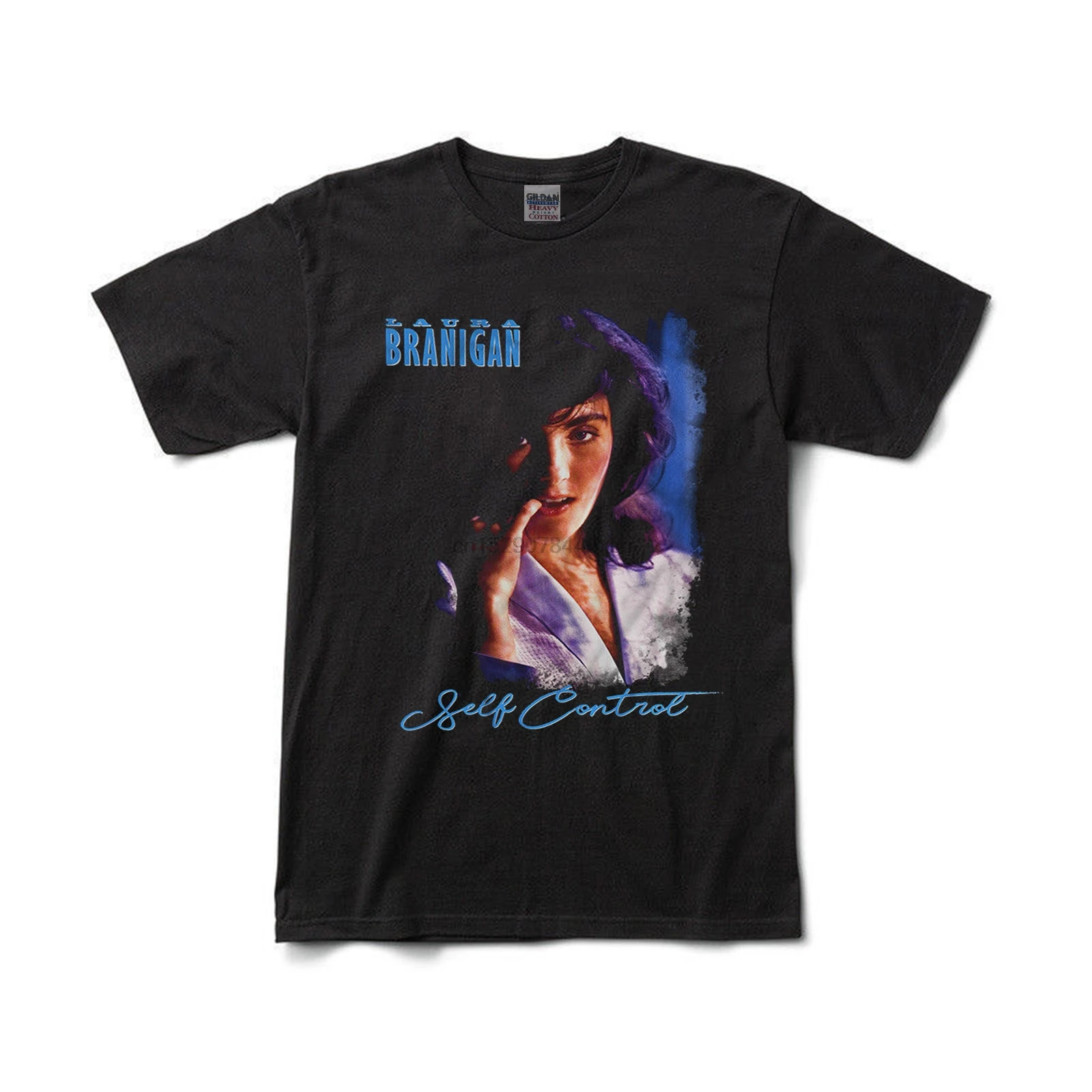Laura Branigan Self Control Unisex Reprint T Shirt Vtg 80S 1984 Inspired | Мужская одежда